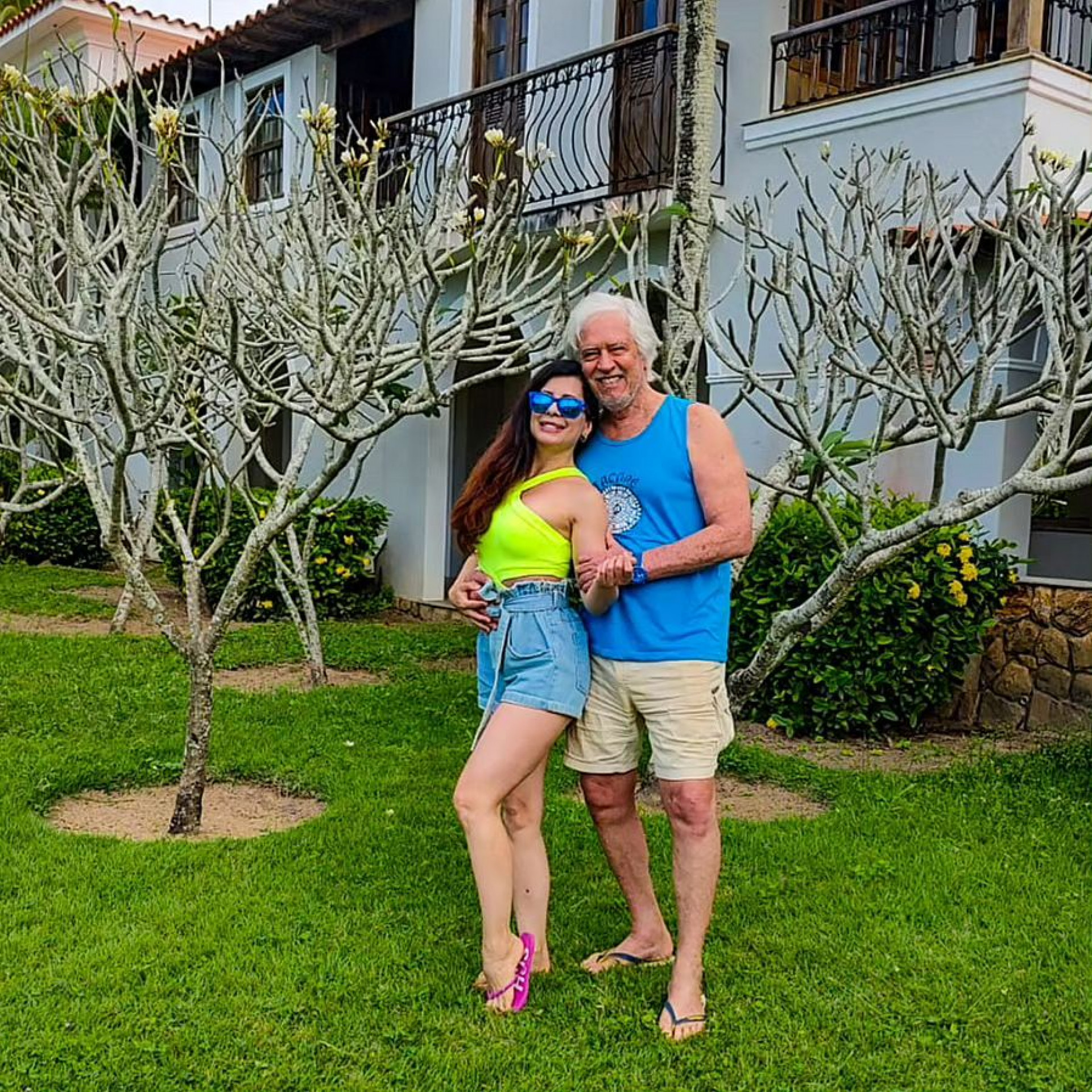 Nuno Leal Maia e a mulher, Monica Camillo - Reprodução Internet