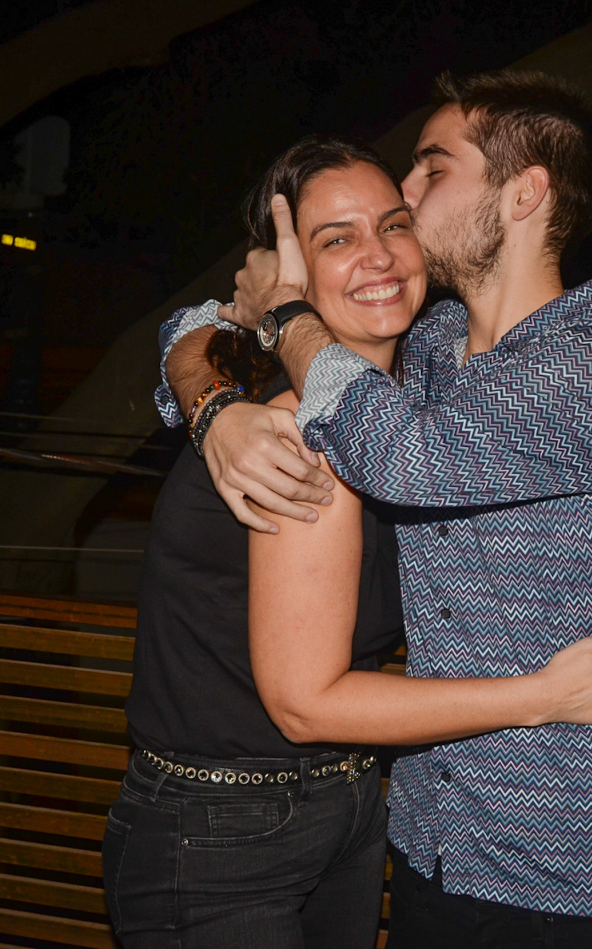 João Silva e a mãe, Luciana Cardoso