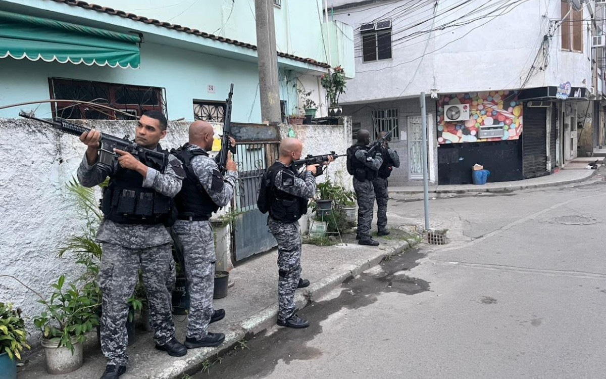 Forças de segurança atuam no Complexo da Maré - Divulgação