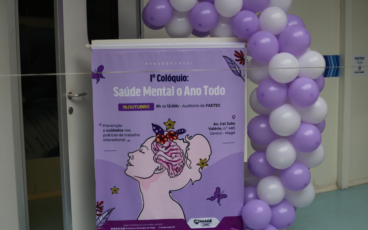 Mag&eacute; realiza encontro sobre sa&uacute;de mental - R&ocirc;mulo Barbosa/Divulga&ccedil;&atilde;o