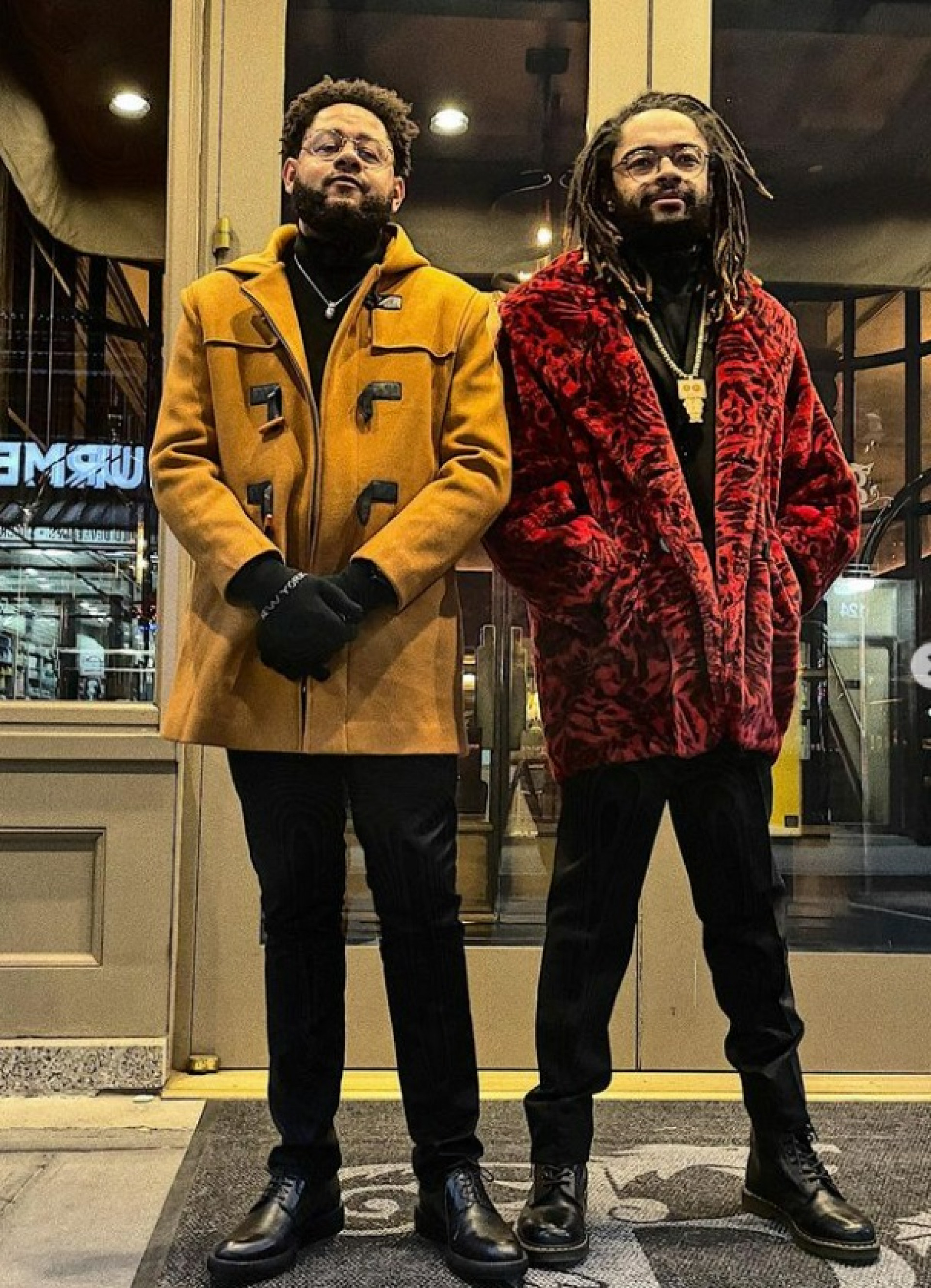 Emicida e Evandro Fióti - Reprodução do Instagram