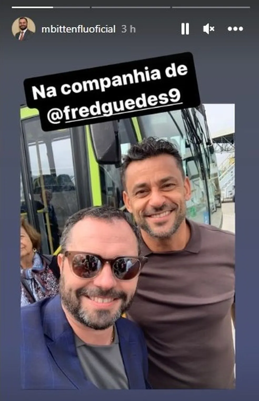 M&aacute;rio Bittencourt e Fred no Paraguai, onde participar&atilde;o de reuni&atilde;o com a Conmebol - Reprodu&ccedil;&atilde;o