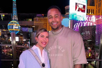 Lore Improta posa em clima romântico com Léo Santana durante viagem para Las Vegas