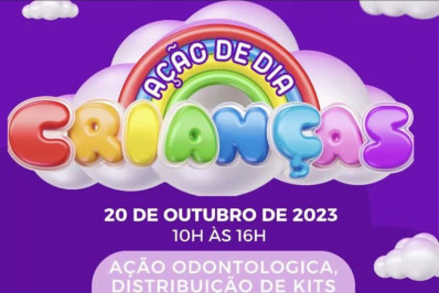 Ação especial de Dia das Crianças acontece no 2º distrito de Volta do Pião