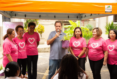 Campanha Outubro Rosa tem mais uma ação realizada na cidade