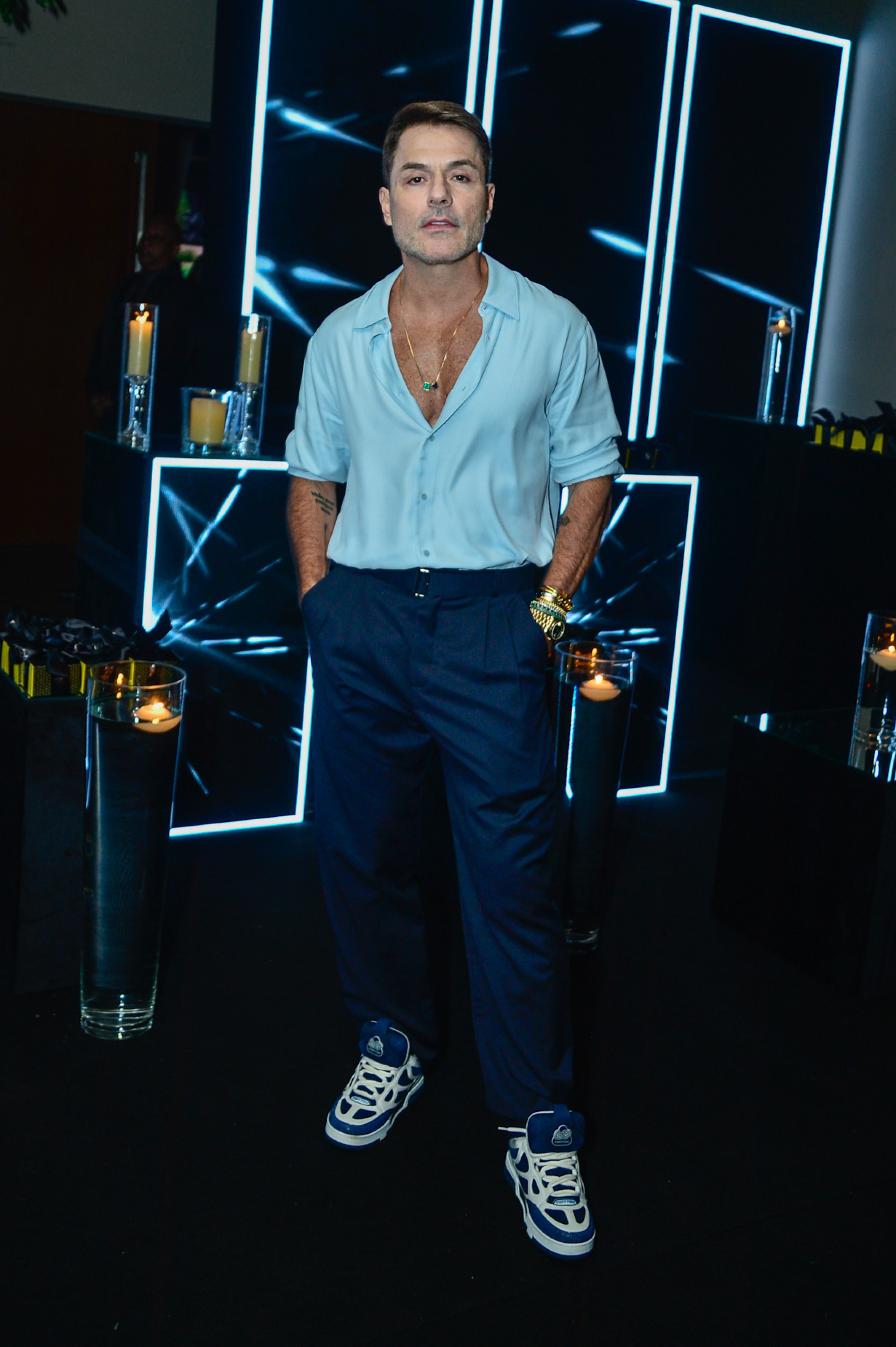 Danilo Faro na festa de aniversário do irmão, Rodrigo Faro - Eduardo Martins/ Agnews