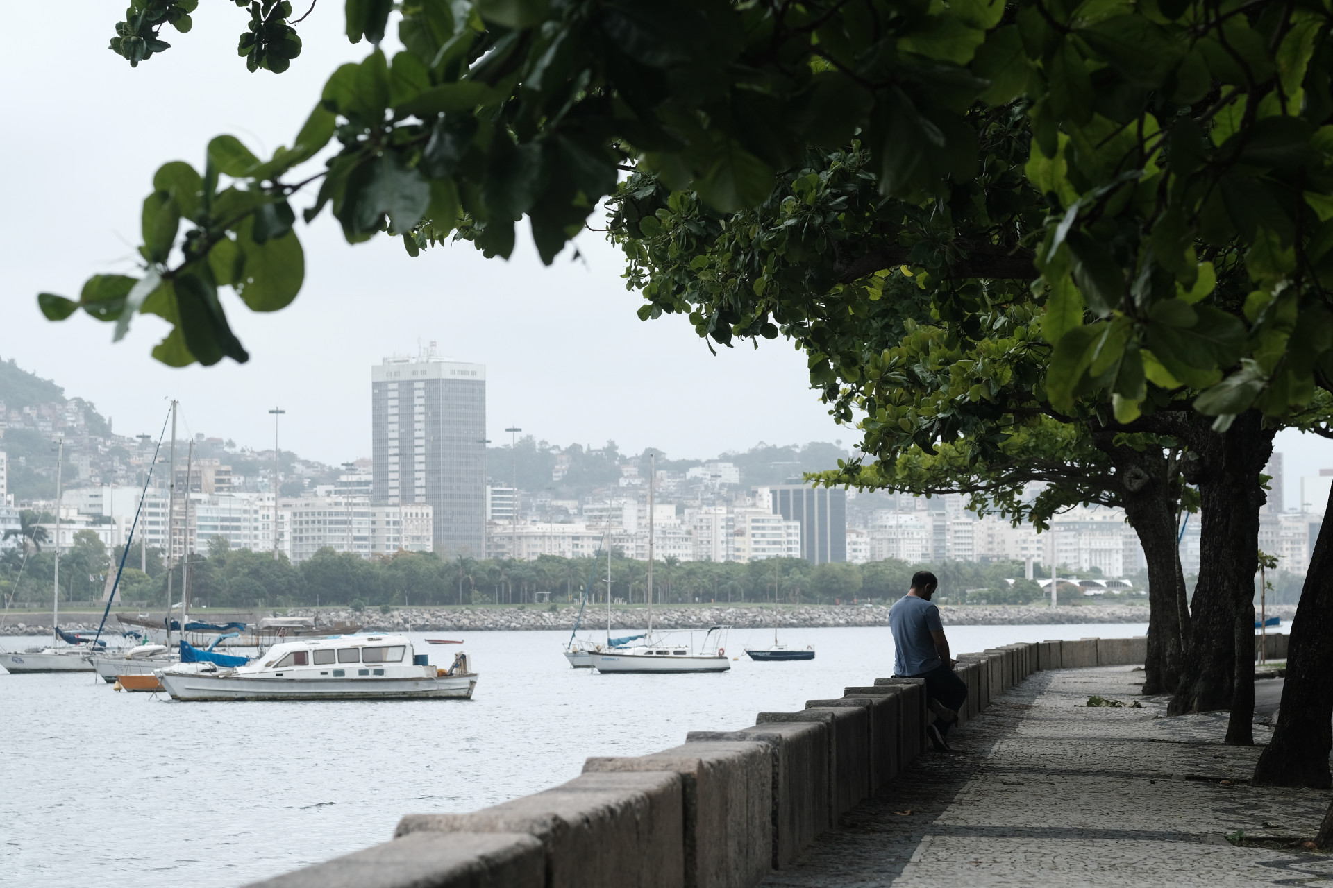 Clima tempo nas praias e Mureta da Urca, nesta quinta-feira (19) - Pedro Ivo/Ag&ecirc;ncia O Dia                                                                                                                                                                                                                                                     