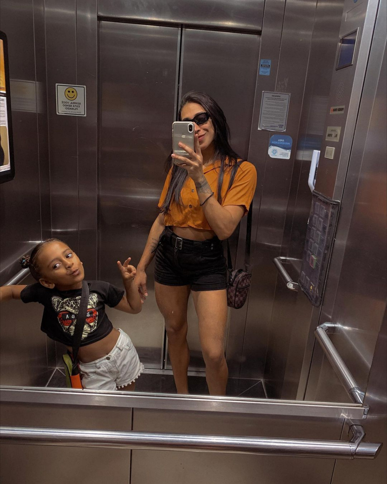 Maya Nascimento coleciona diversos momentos com sua mãe Larissa Viana - Reprodução