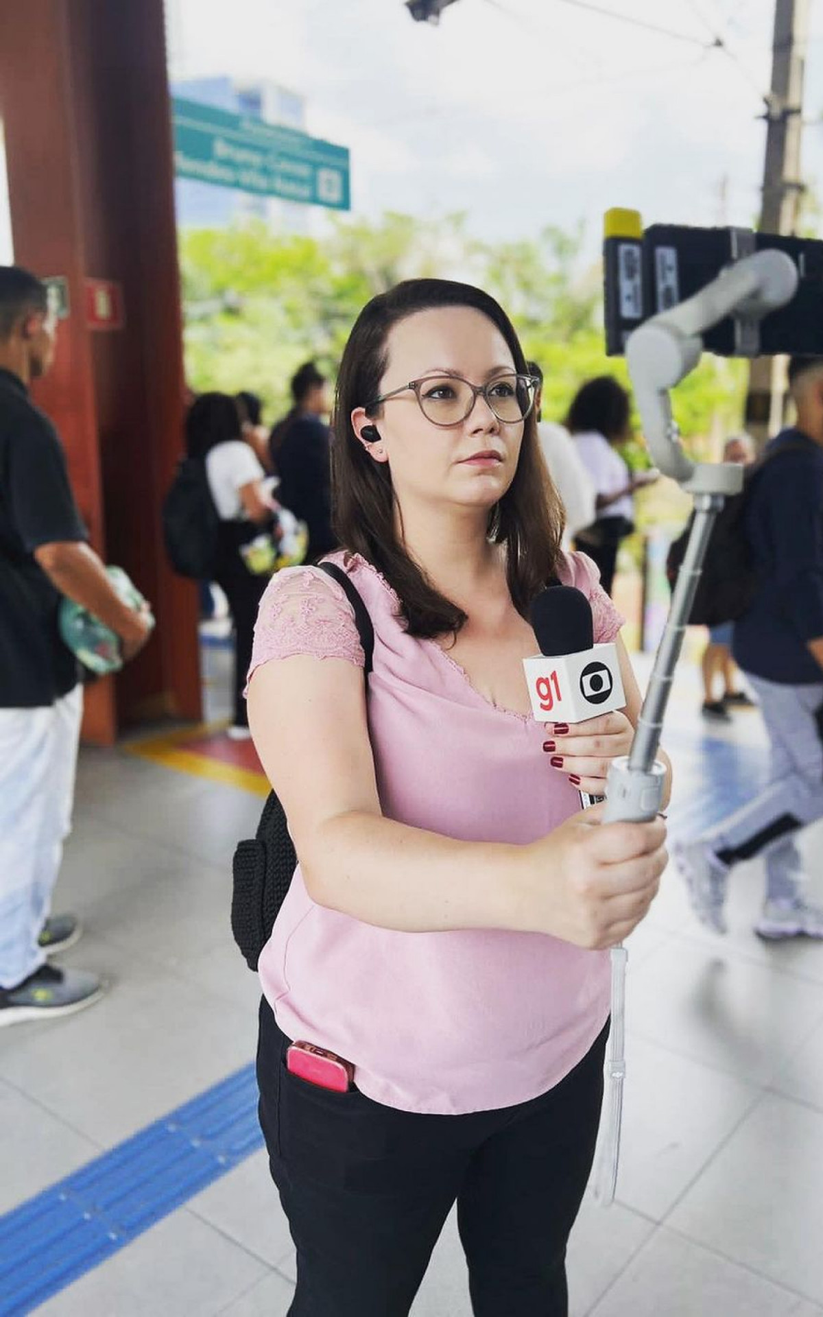 A repórter da Globo Beatriz Backes - Reprodução/Instagram