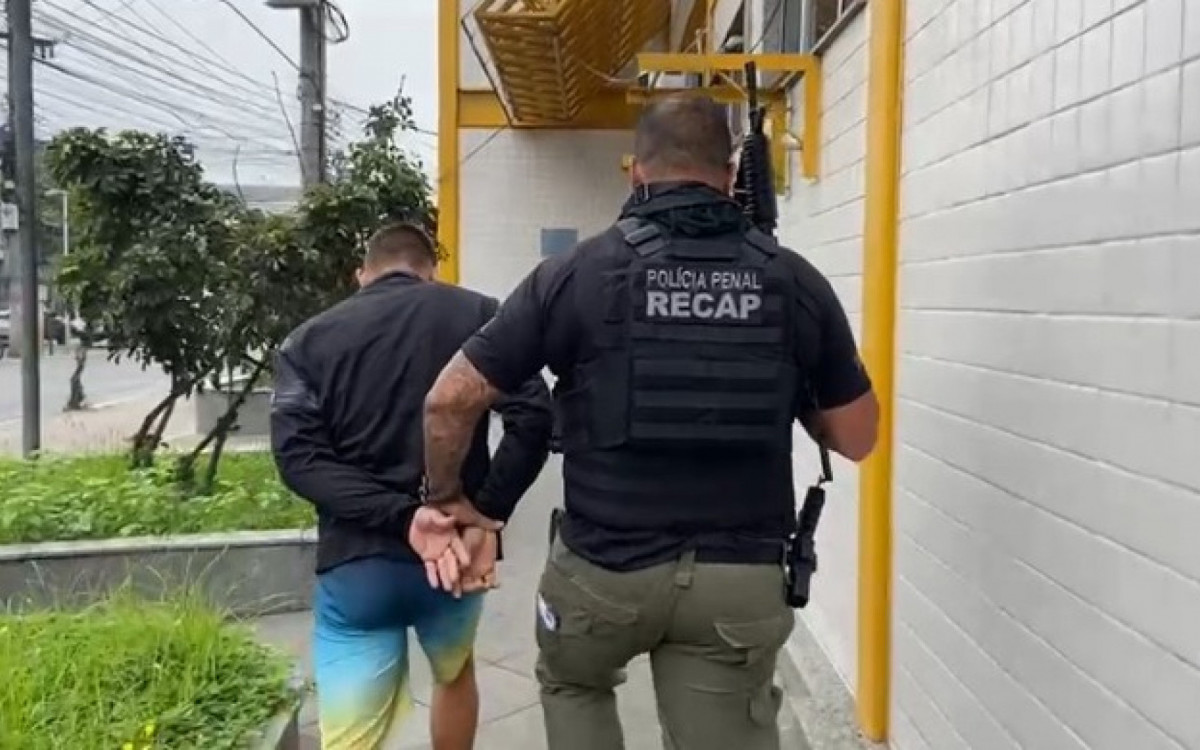 Salomão Silveira foi preso por policiais penais em Nova Iguaçu