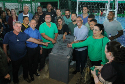 Reinauguração de quadra poliesportiva é considerada vitória para comunidade