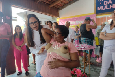 Policlínicas e Unidade de Saúde da Família de Belford Roxo promovem ações no Outubro Rosa
