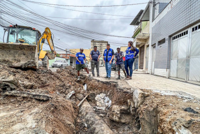 Secretaria de Serviços Públicos reconstrói redes de esgoto em Nilópolis