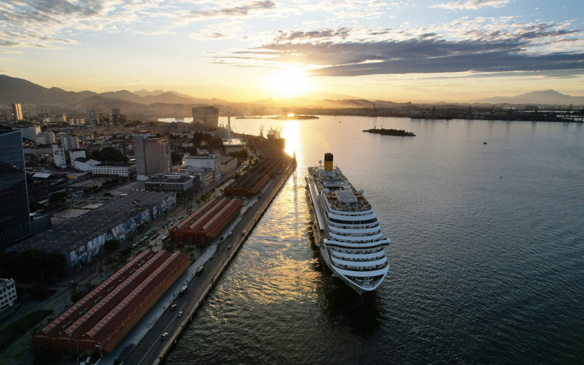 Temporada de cruzeiros no Píer Mauá começa na próxima sexta-feira