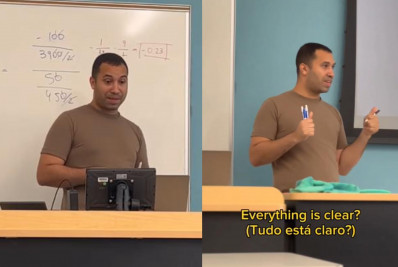 Gil do Vigor surpreende ao dar aula de economia em inglês: 'Um dia na sala de aula'