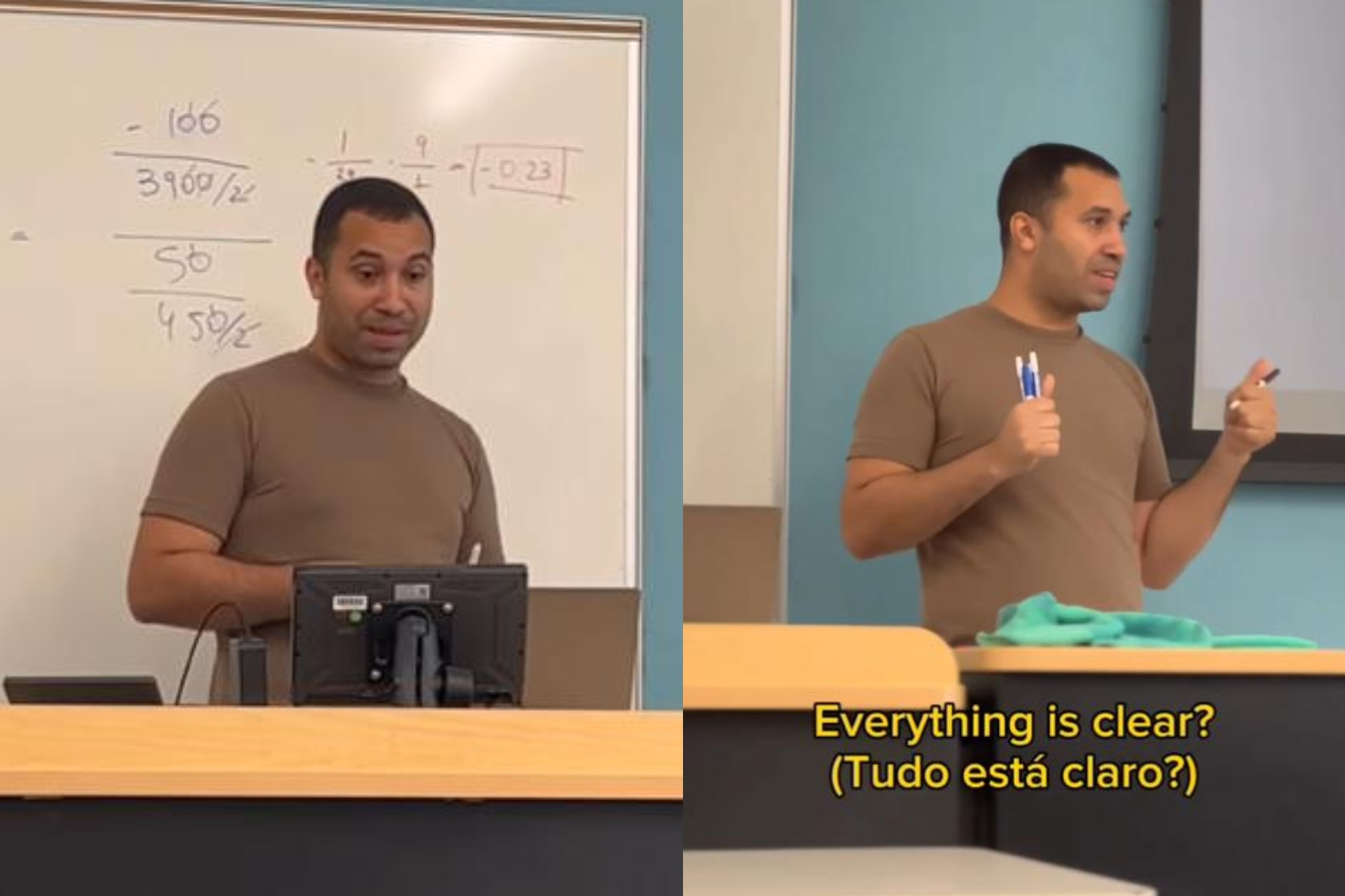 Gil do Vigor surpreende ao dar aula de economia em inglês - Reprodução / Instagram 