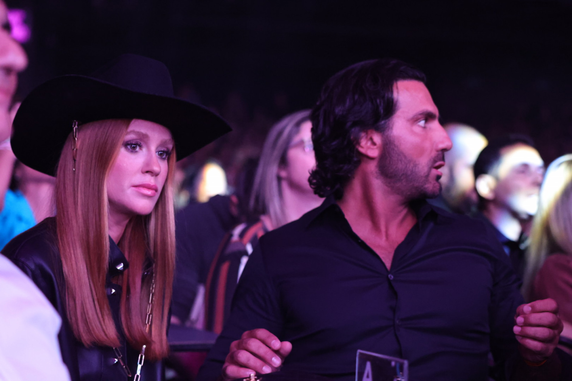 Marina Ruy Barbosa e Abdul Fares prestigiam show de Zezé dI Camargo e Luciano - Anderson Borde/ AgNews 