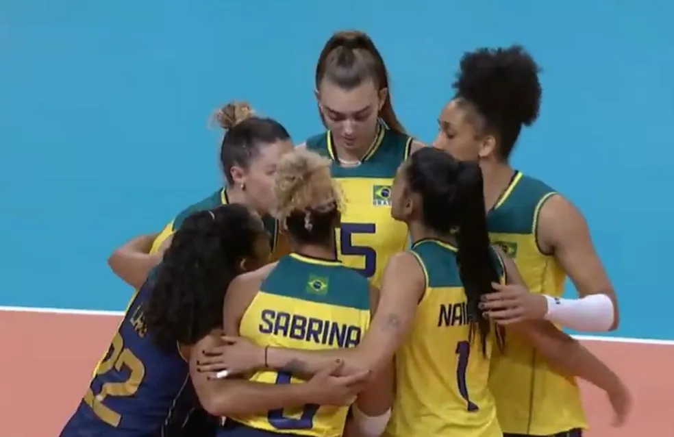 Seleção Brasileira de Vôlei Feminino venceu a primeira no Pan-Americanos