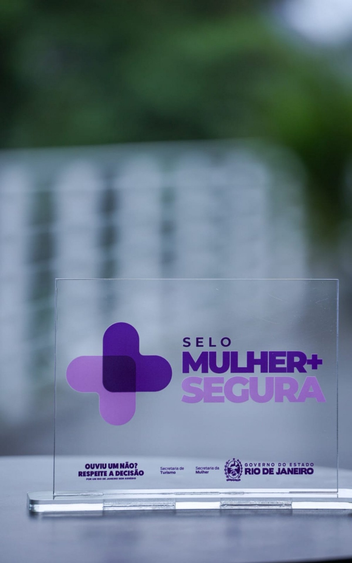 Selo Mulher + Segura  - Eduardo Uzal / Agência O Dia