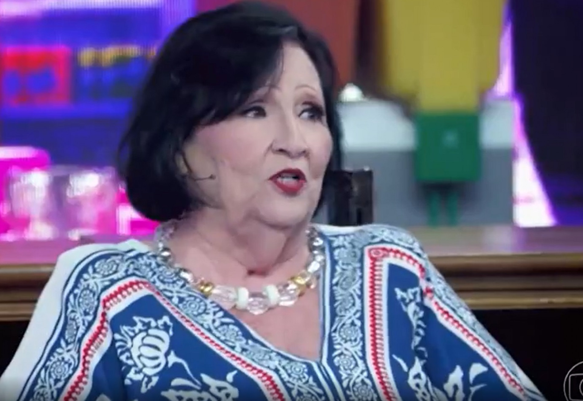 Déa Lúcia faz revelação amorosa no 'Domingão' - Reprodução de vídeo