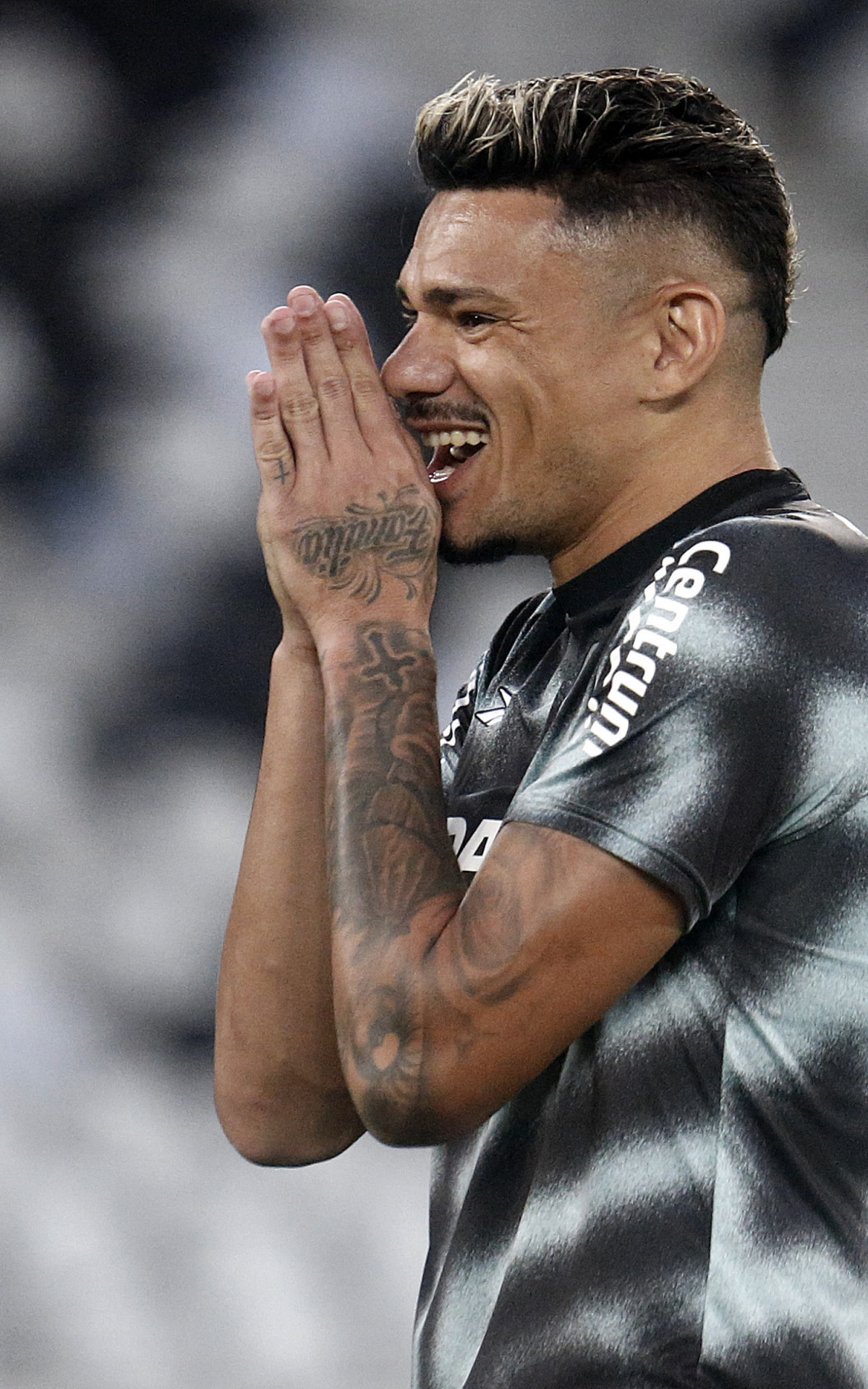 Tiquinho Soares, atacante do Botafogo - Vitor Silva / Botafogo