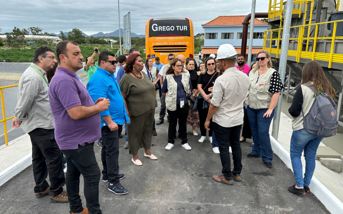 Visita técnica na ETE Araruama