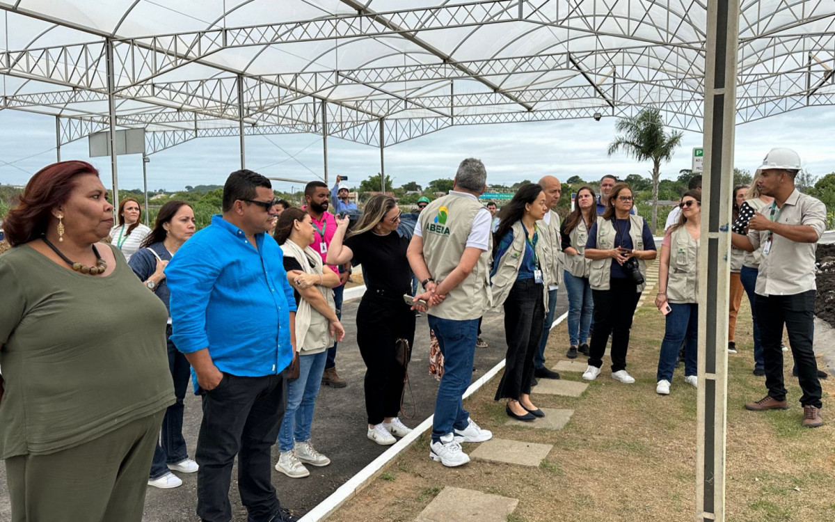 Visita técnica na ETE Araruama