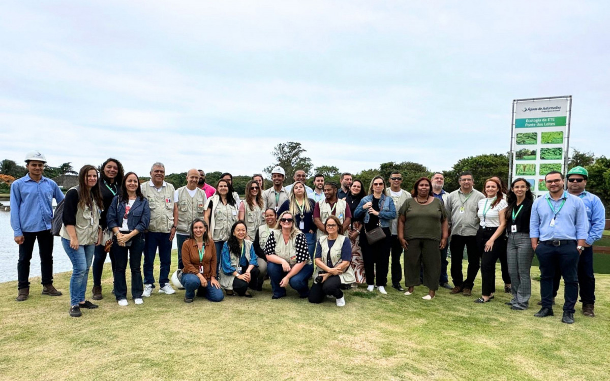 Visita técnica na ETE Araruama