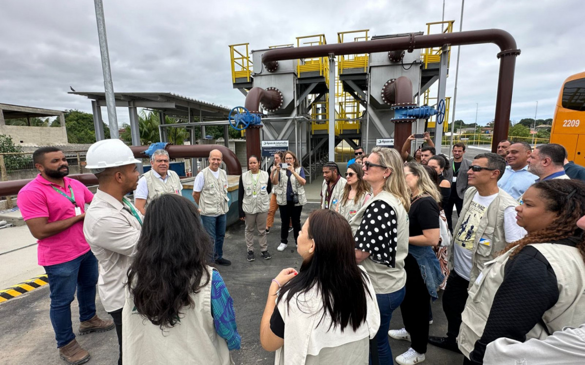 Visita técnica na ETE Araruama