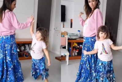 Tatá Werneck comemora aniversário da filha, Clara Maria: 'Você é meu grude'