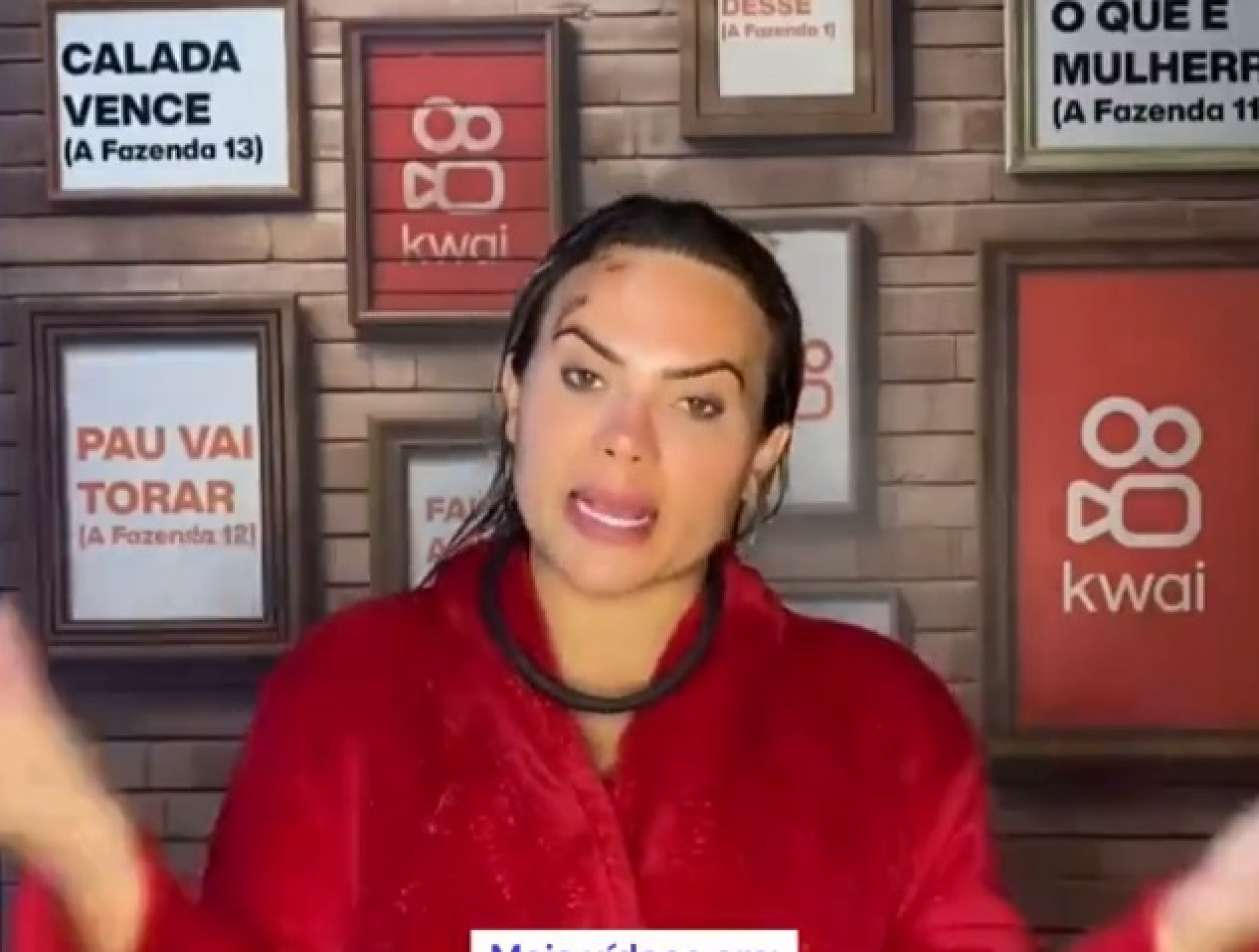 Kally anuncia término do namoro - Reprodução de vídeo