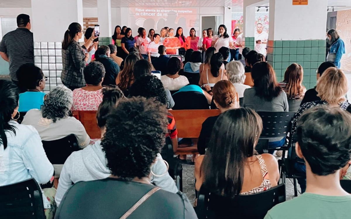 A ação do Outubro Rosa na Policlínica do Wona teve diversas atividades