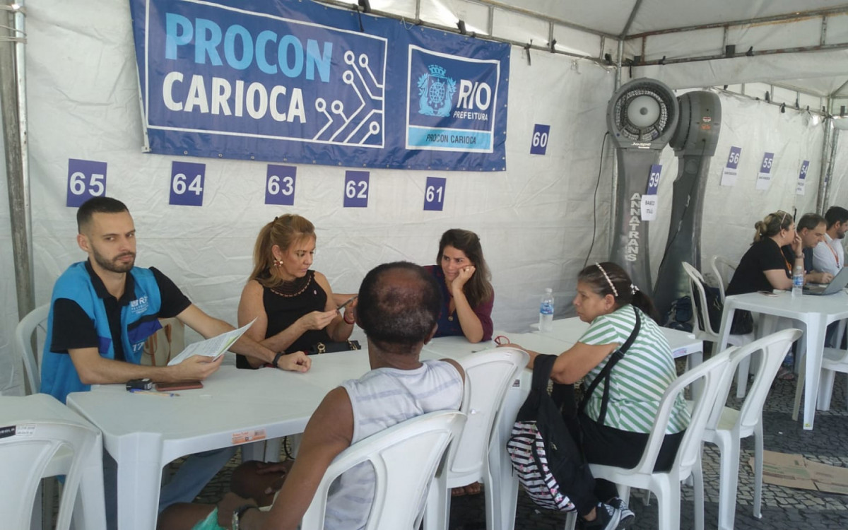 Procon nos Bairros estará no Vidigal nesta quarta-feira - Divulgação