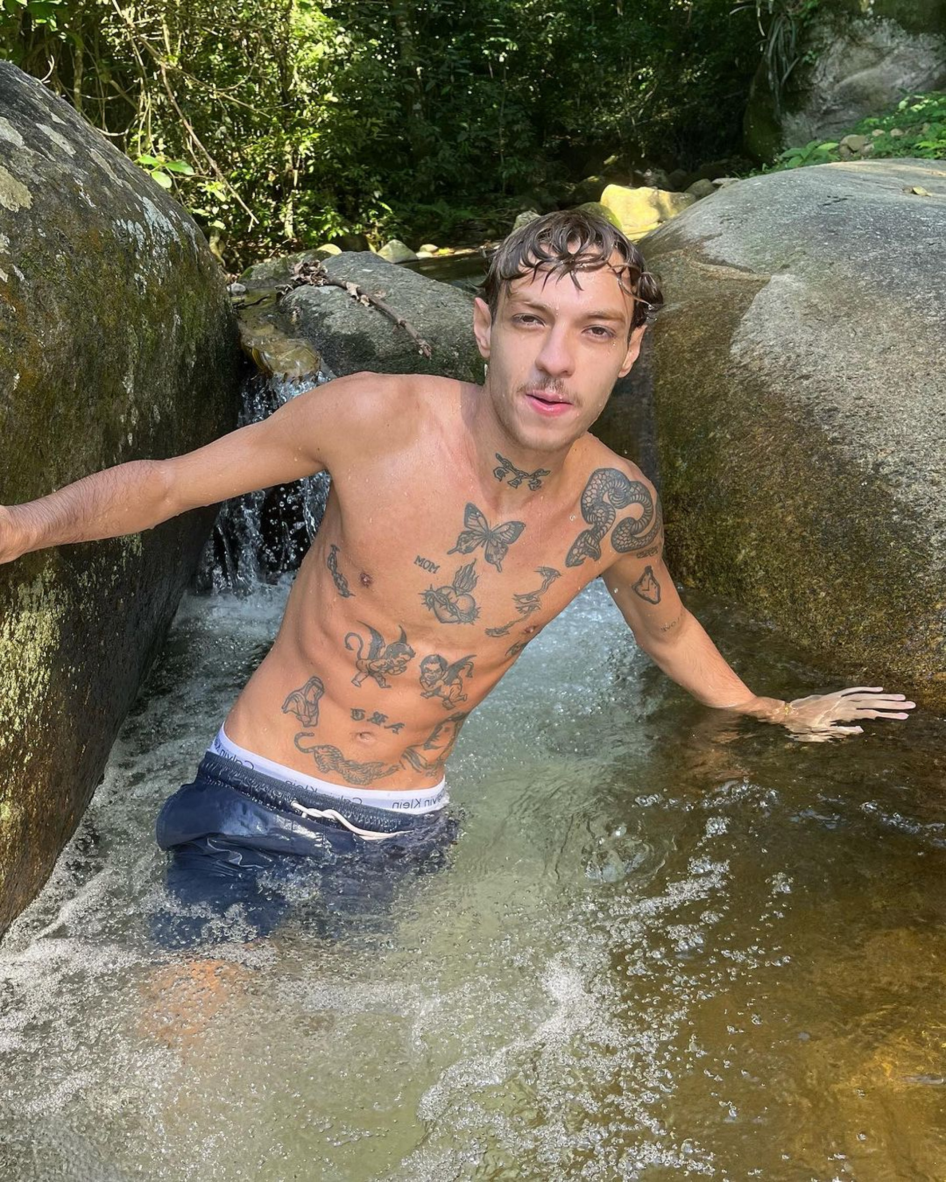 O modelo Marcus Vinicius é irmão de MC Cabelinho - Reprodução/Instagram