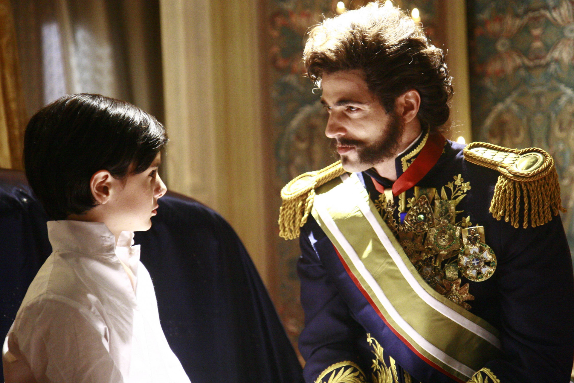 Guillermo Hundadzer contracenou com Reynaldo Gianecchini especial 'O Natal do Menino Imperador', da TV Globo - Rafael França / TV Globo