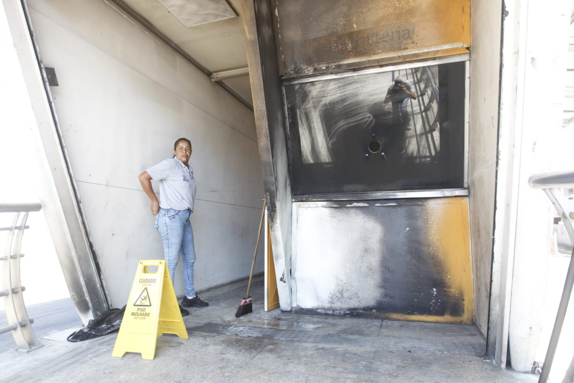 Estação Vendas de Varanda, em Santa Cruz, deve voltar a funcionar em uma semana - Reginaldo Pimenta/Agência O Dia
