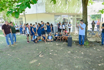 Projeto escolar inaugura composteiras e lança concurso para criação de mascote