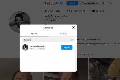 Após repercussão, Kayky Brito volta a seguir a mulher nas redes sociais