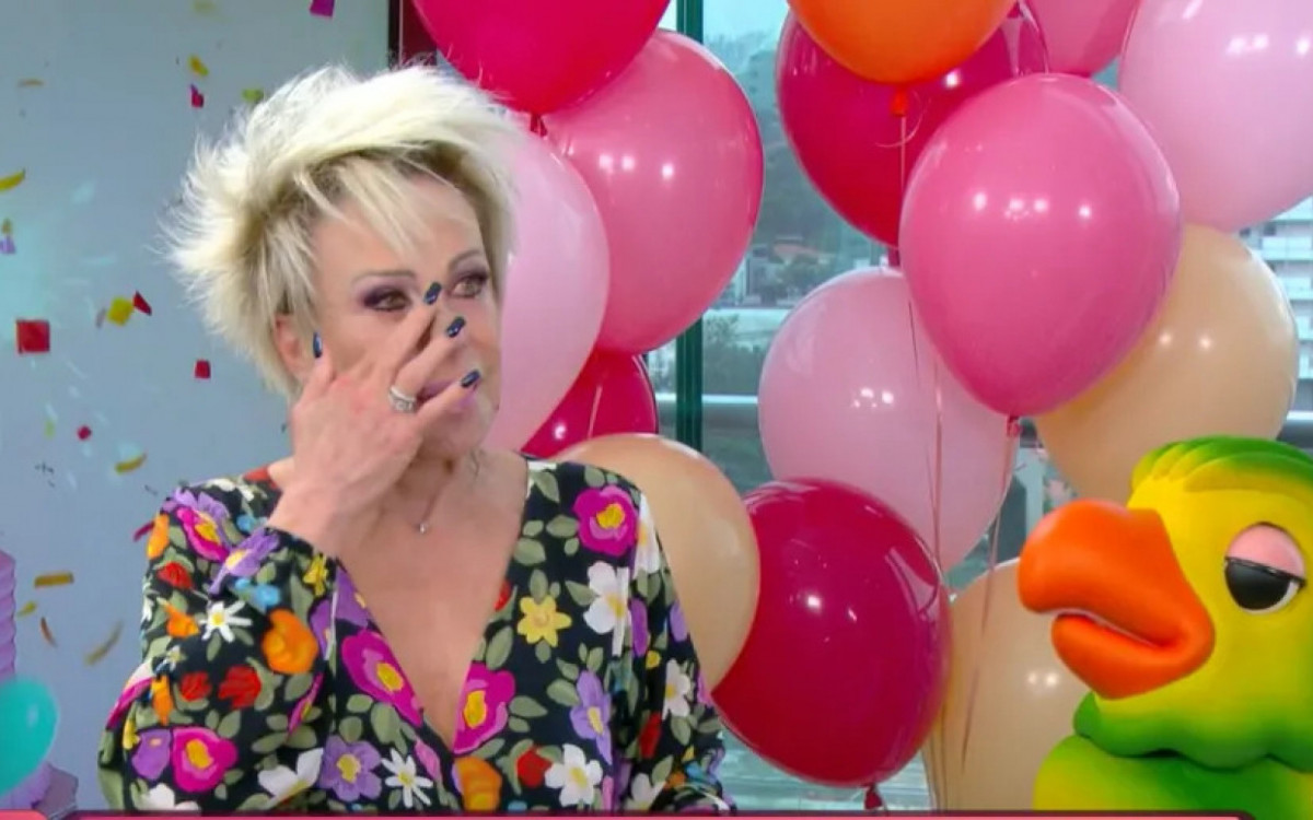 Ana Maria Braga comemora 24 anos do 'Mais Você' - Reprodução/TV Globo