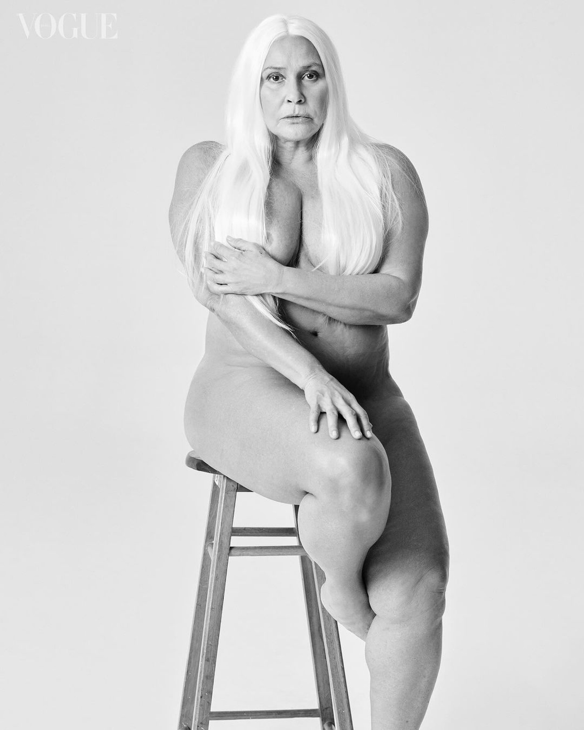 Fafá de Belém faz ensaio nu para livro da Vogue - Bob Wolfenson/Reprodução/Instagram