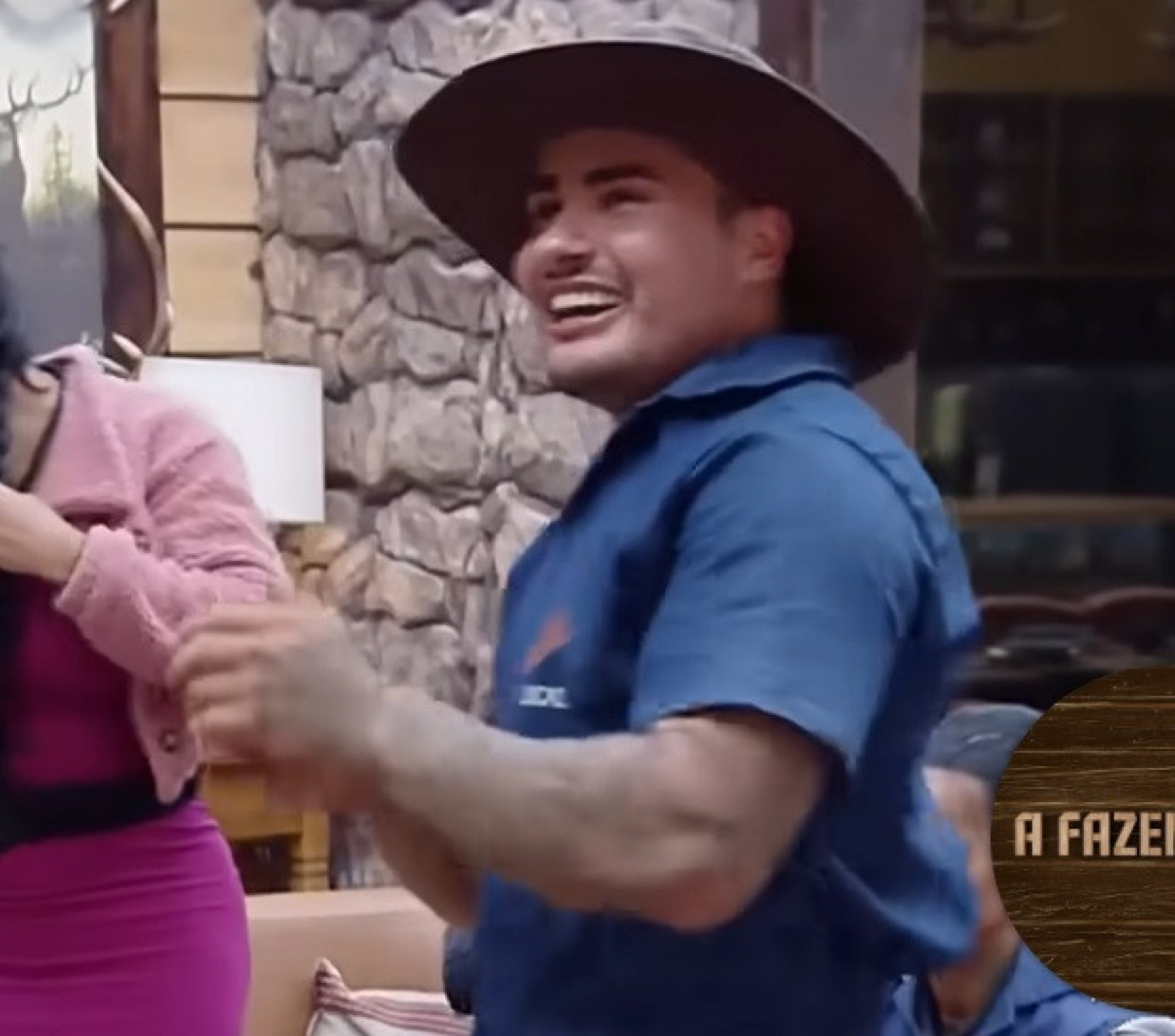 Lucas Souza ganha a prova do fazendeiro - Reprodução de vídeo