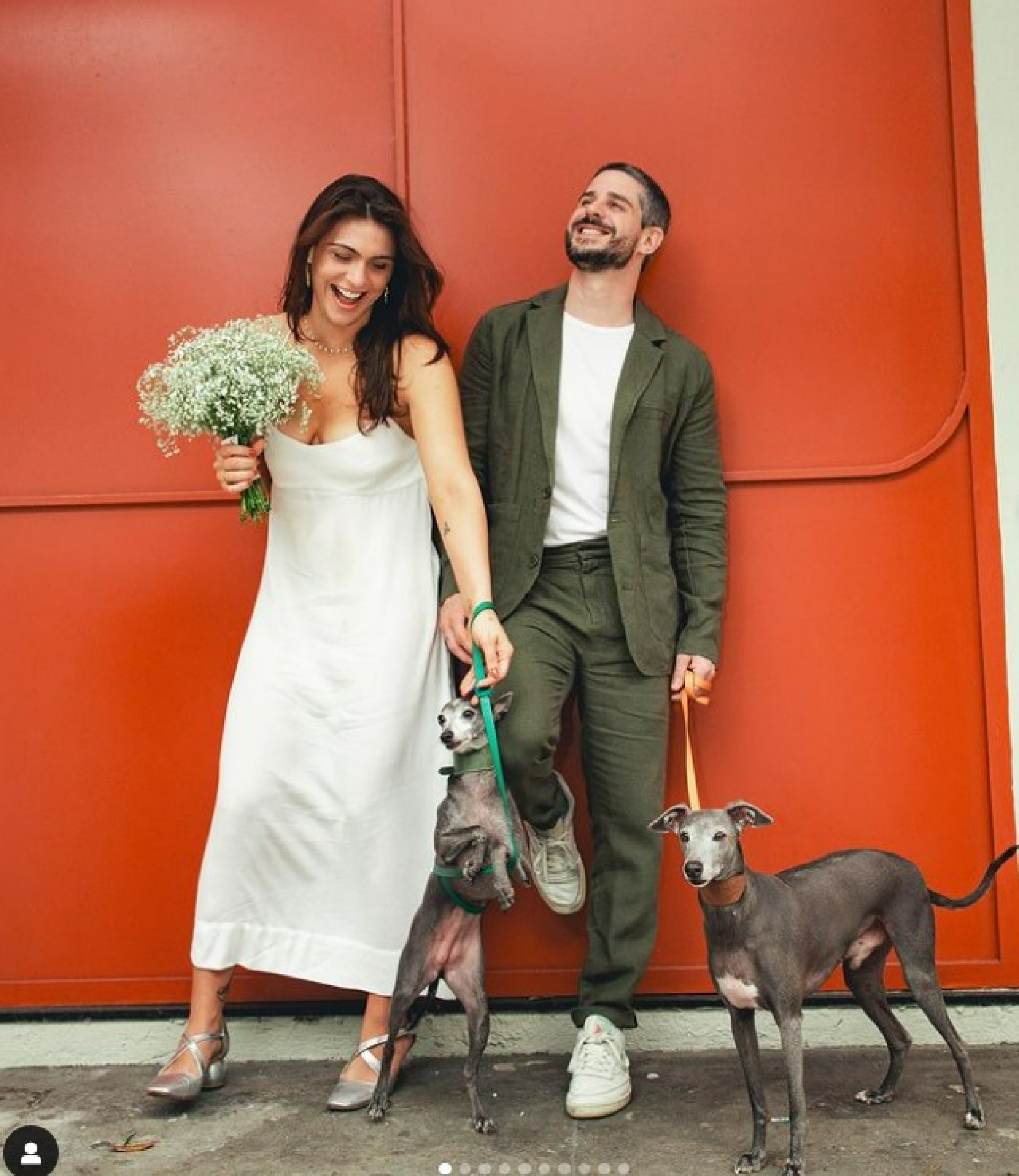 Pedro Neschling e Nathalie Passos oficializam a união - Reprodução do Instagram / Rafael Mollica