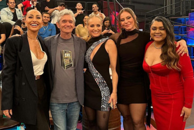Preta Gil compartilha bastidores de gravação ao lado de Angélica, Sabrina e Paolla Oliveira