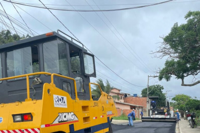 Prefeitura de Búzios inicia pavimentação asfáltica no Arpoador da Rasa
