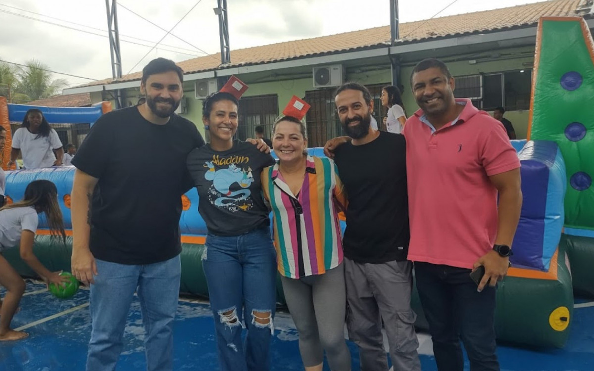 A ação foi idealizada pelo diretor Felipe Melo dos Anjos, com o apoio das coordenadoras pedagógicas Joice Caetano Rezende Melo e Márcia Cristina dos Santos Araújo e de toda equipe da unidade