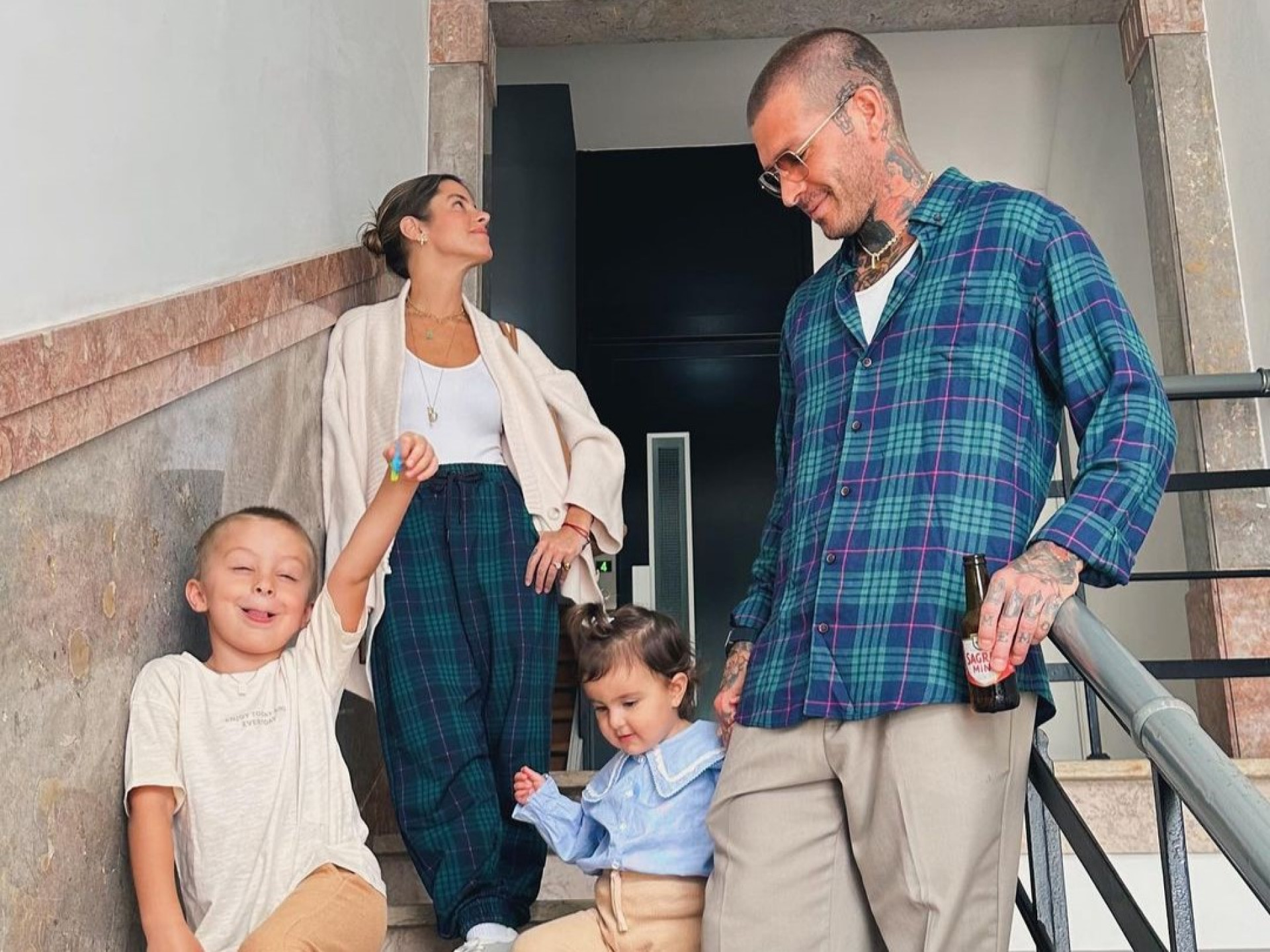 Shantal, Mateus Verdelho e os filhos - Reprodução / Instagram