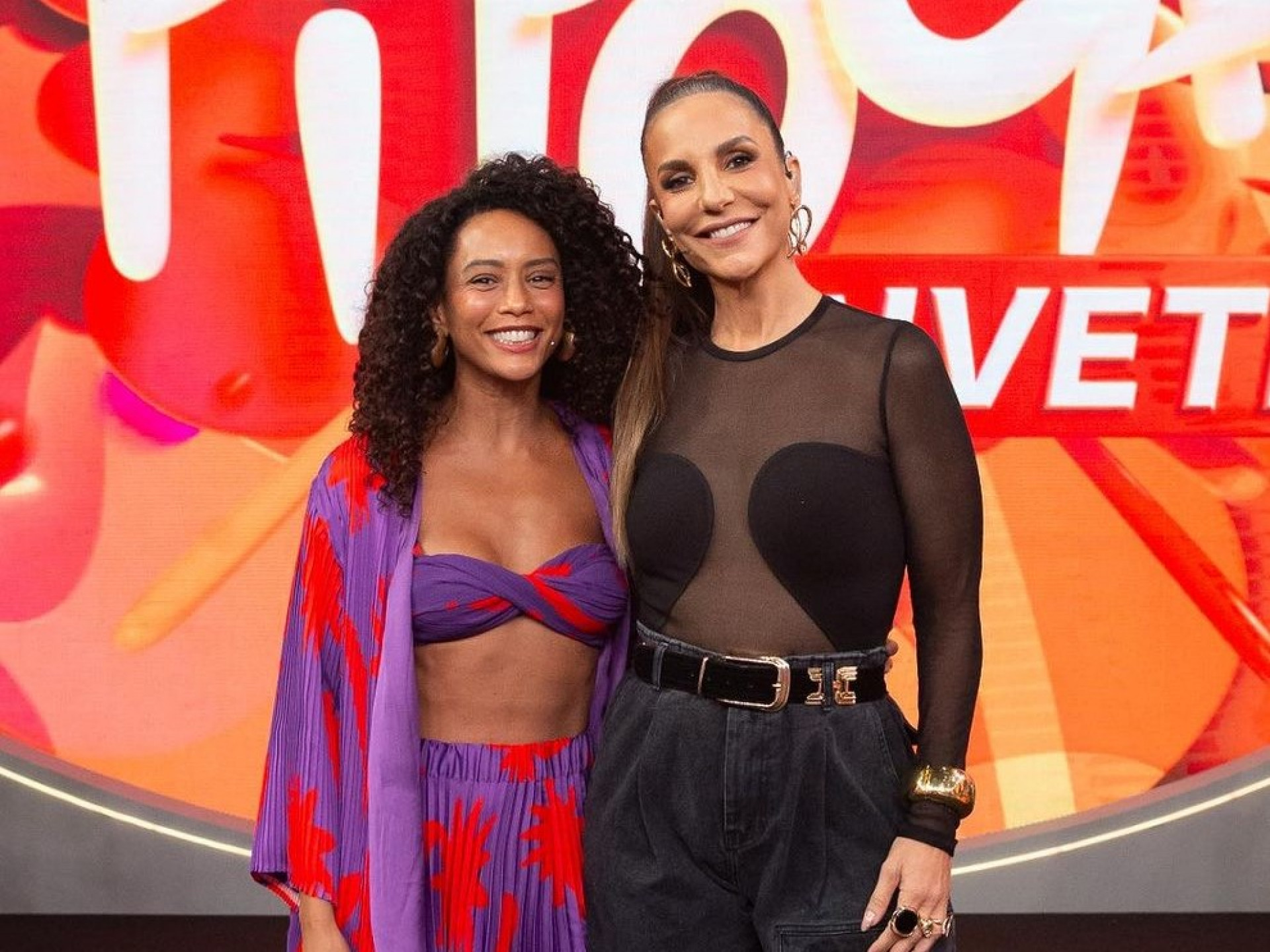 Taís Araujo participa do programa 'Pipoca da Ivete'  - Reprodução / Instagram