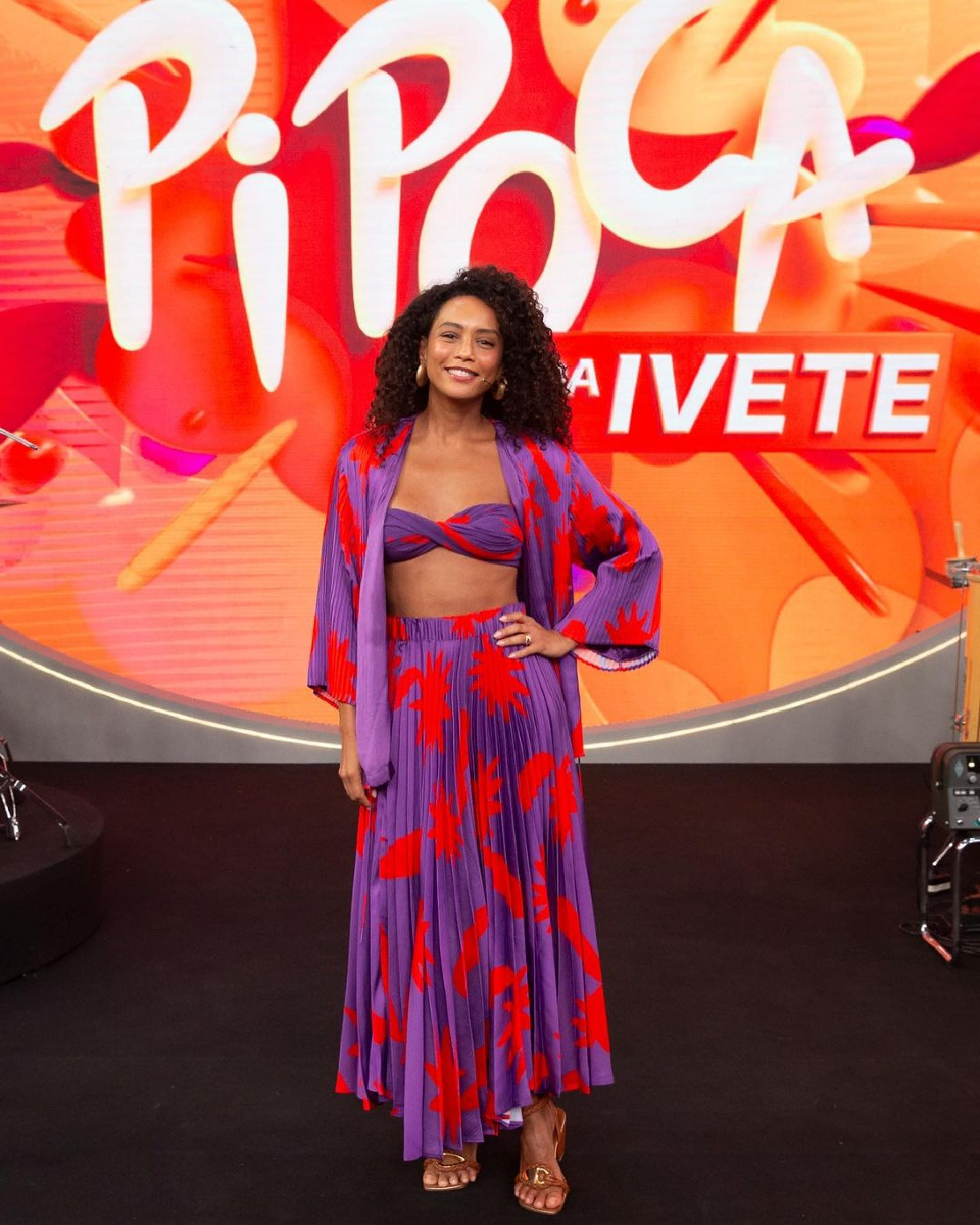 Taís Araujo participa do programa 'Pipoca da Ivete'  - Reprodução / Instagram
