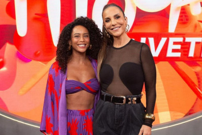 Taís Araujo se emociona com homenagem no 'Pipoca da Ivete'