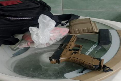 Homem é preso no Jardim América por porte ilegal de arma e tráfico de drogas